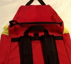 Topo Designs Colorado Y-Pack Red Backpack Rolltop Daypack Cordura 18” VGC NICE!