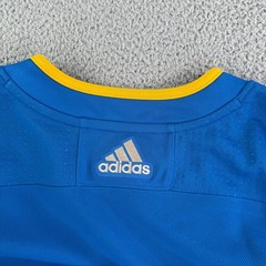 St. Louis Blues Adidas Alternate NHL Jersey Blue Size 50 With Fighting Strap