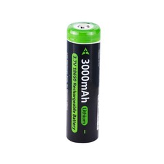 1-100x Button Top 3000mAh Battery 3.7V Rechargeable Batteries Cell f/ Flashlight