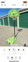 Lifetime Portable Basketball Hoop Green/Black Plastic & Steel