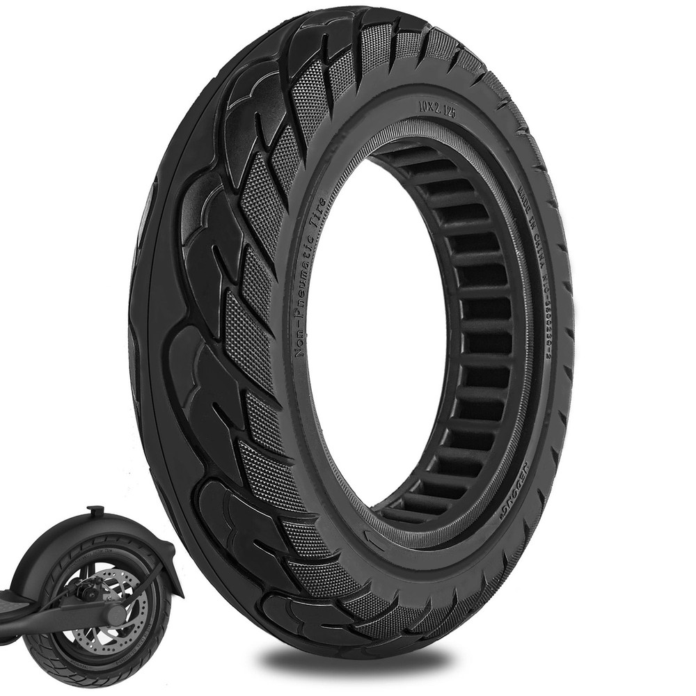 10 inch Solid Rubber Tire, 10×2.125 Tubeless Tyre for iScooter iPlus isinwhee…