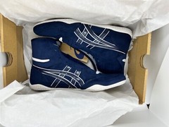 asics Boxing Wrestling Shoes Navy Navy Line White 1083A001 EX-EO NEW TWR900