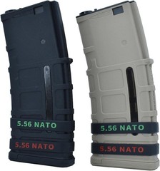 12 Pack 5.56 Nato Magazine Marking Bands 5.56 Magazine Caliber Identificati.