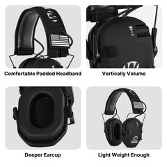 Walkers Electronic Ear muff Shooting Ear Protection Hearing Muff Slim Anti-noise
