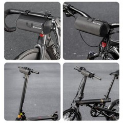 WEST BIKING Bicycle Handlebar Bag Shoulder Bag Waterproof Reflective Bike Bag