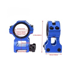 3.94&Prime;4 Slot Scope Sight Mount Base with High Profile 25.4/30mm Ring Scope Mount