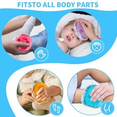 Unicorn Gel Ice Packs for Kids – 4 4.2 x 10.6 Inch, Pink, Purple, Blue, Green