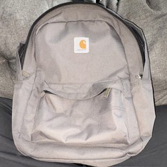 Carhartt Gray Zip-Closure Backpack Daypack Unisex Adults Pre-Owned