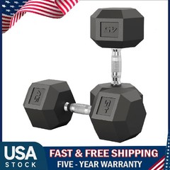 45LBS Hex Dumbbell Set ,Strength Training Hand Weights Dumbbells Pair ,Fitness