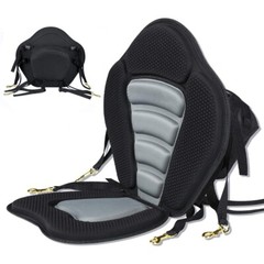 Universal Adjustable Detachable Comfortable Kayak Fishing Boat Seat w/Storage Ba