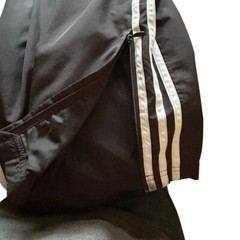 Adidas Women&rsquo;s Track Pants Three Stripes Size Small Black Drawstring Ankle Zip