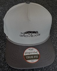 Grove XXIII / Jordan / NEW / Gray & Black Rope Snap Back Golf Hat