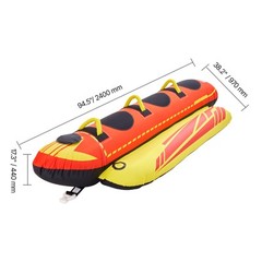 Towable Tubes for Boating 1-3 Riders Inflatable Boat Tubes and Towables 510lbs