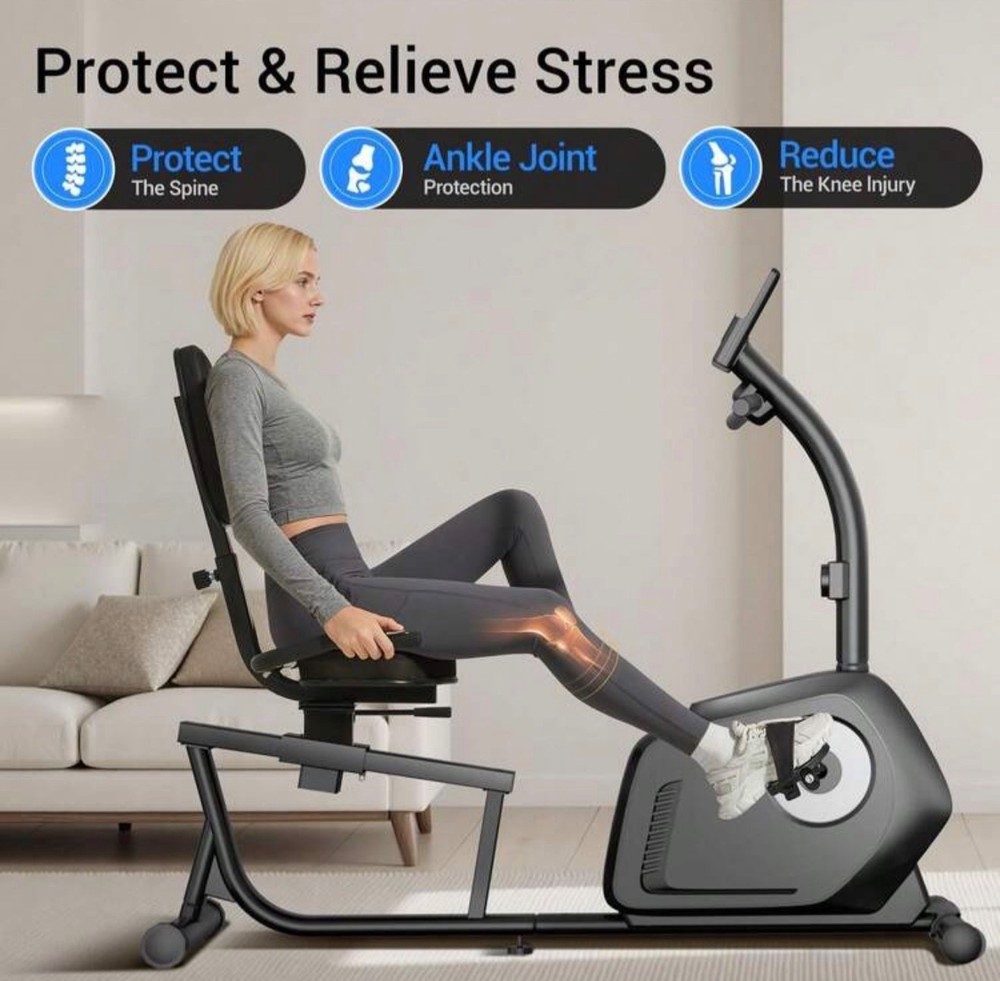 Exercise bike adjustable seat, and training