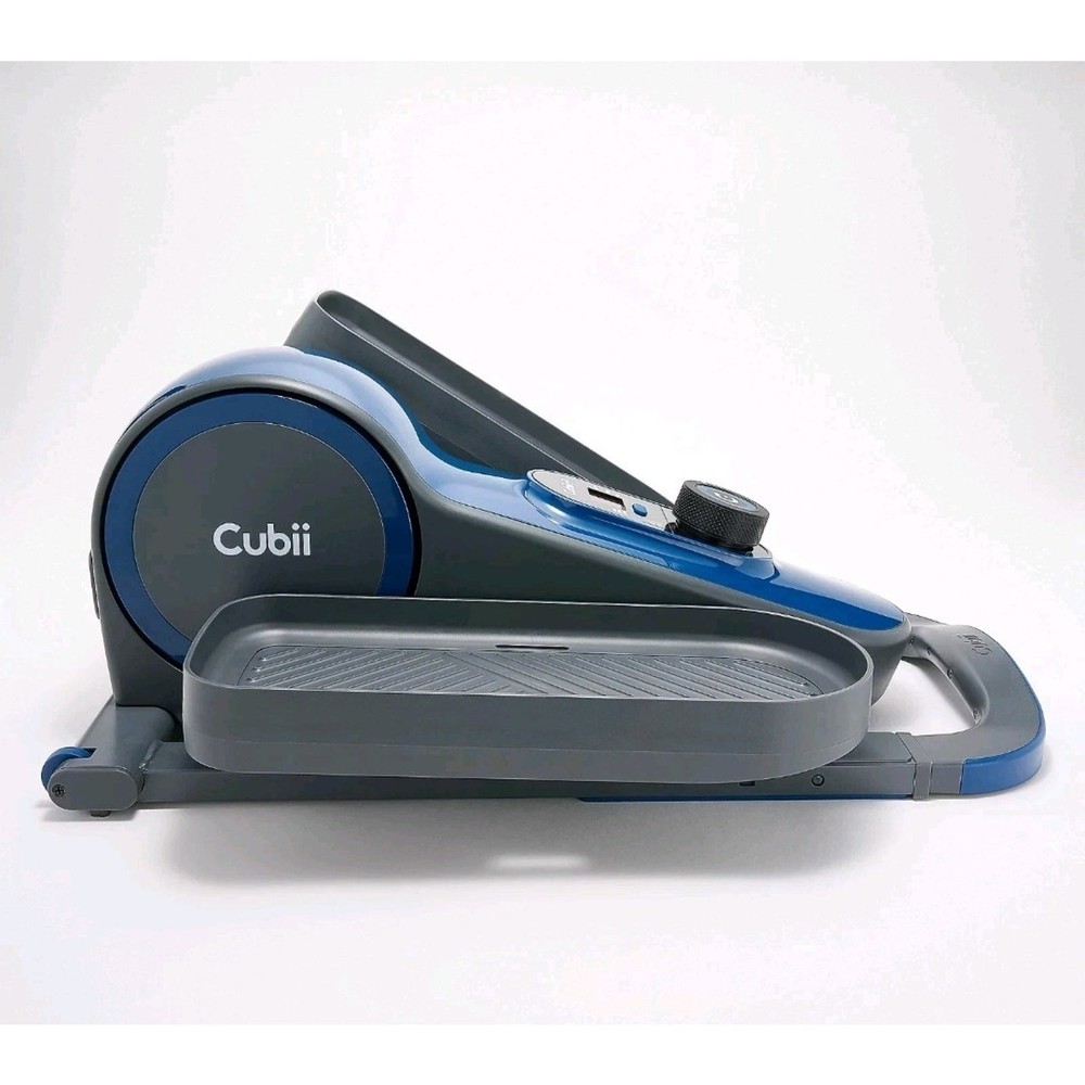 Cubii Go Seated Elliptical w/ Wheels Handle & Mat – NAVY – FREE SHIPPING SALE