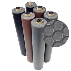 Coin Grip 4 Ft. X 30 Ft. Dark Grey Commercial Grade PVC Flooring