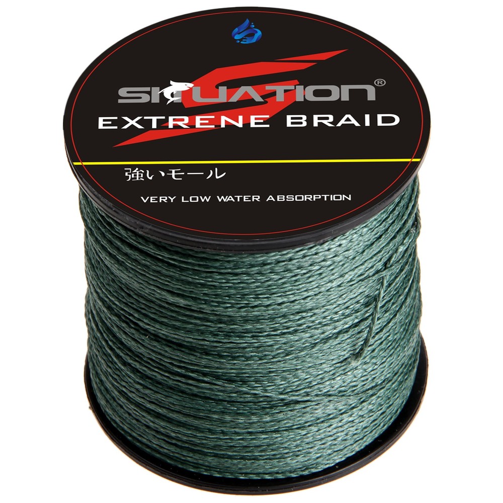 100/300/500/1000M Moss Green Super Strong Dyneema Braided Fishing Line