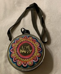 Natural Life Live Happy Plastic & Stainless Steel BOHO CANTEEN Hiking Outdoors