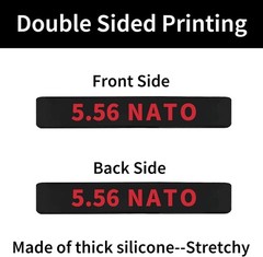 12 Pack 5.56 Nato Magazine Marking Bands 5.56 Magazine Caliber Identificati.