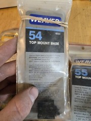 (1) weaver scope mount bases #47-89 (sold individually)