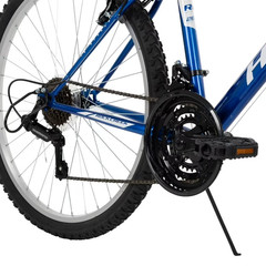 Huffy 26” Rock Creek Mountain Bike, Fits Riders 60”+, Blue, Adult, Men’s