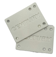 Century Skateboard Riser Pads 1/8 in – Universal (old & new school) Color Choice