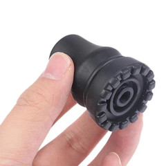 Anti-Slip Walking Stick Crutch Cane Rubber Tip Pad Cover 16-22mm Hiking US*