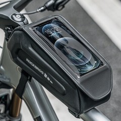 ROCKBROS Bike Phone Holder Top Tube Front Frame Bag Mount Handlebar Bag 6.8&Prime; EVA