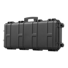 Uimoso Hard Rifle Case IP67 Waterproof Rifle Storage Case w/ Pre-cut Foam Black