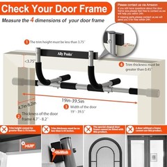 Pull Up Bar for Doorway,Multiple Levels Width Adjustable Pull Up Bar
