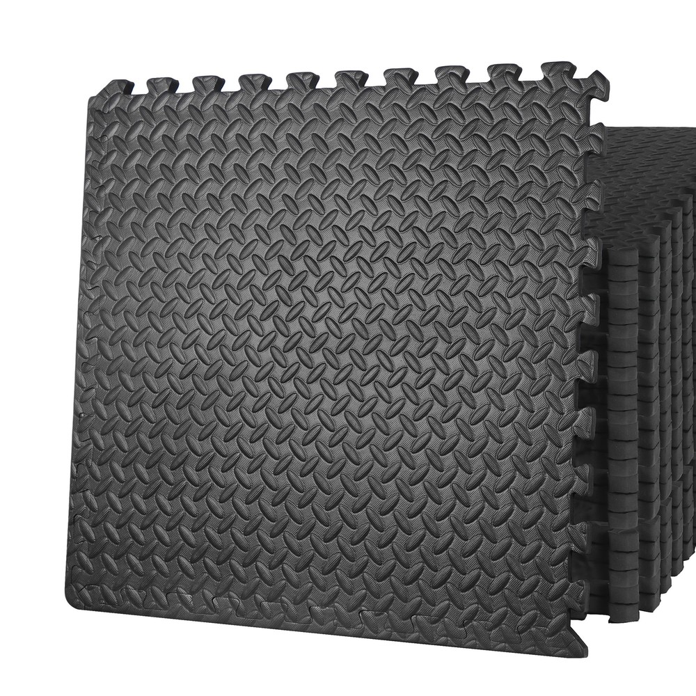 24/48/72/96 Tiles Puzzle Exercise Mat Interlocking 3/4 »Thick Foam Floor Gym Mat