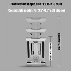 360° Bike Motorcycle Stand Aluminum Handlebar Mount Bicycle Cell Phone Holder