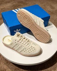(NEW WOMEN) Originals Samba Mule Woven &lsquo;Crew White&rsquo; Light KH7719 Size US