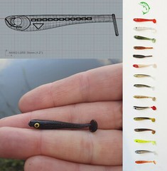 NANO TECH 1.2 » DROP SHOT micro fishing lures 14 colours to pick – pack of 10