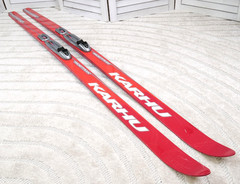 Karhu Rendezvous Waxless 160 cm Cross Country Skis Omnitrak W/Bindings Nordic XC