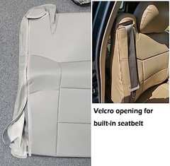 2000-2002 Chevy Silverado Black Artificial Leather Custom Made Original BLACK