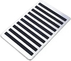 Stainless Steel Plate Carpet Mat Universal Driver Auto Interior Floor Mat Patch