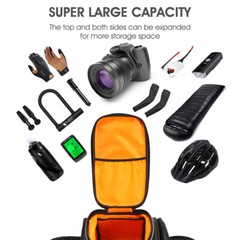 WEST BIKING Waterproof Hard Shell Bicycle Rack Pack Bag Carrier MTB Bike Pannier