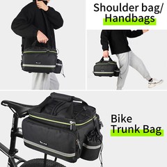 WEST BIKING Waterproof Cycling Bag Bike Bicycle Rear Rack Pack Carrier Panniers