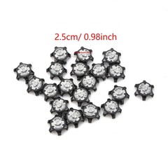 20Pcs 2.5*1.2cm Soft Plastic Golf Shoe Spikes Cleat Fast Twist For Adida Champ