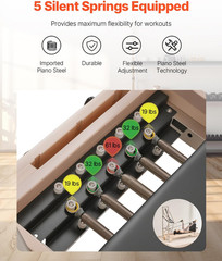 Versatile Pilates Reformer with Cadillac Tower, Jump Board & Mat for Home Use