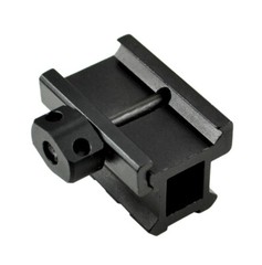 0.75&Prime; Riser Mount for Picatinny Ring / Accessories Aluminum, 3 slots 1.6&Prime; Length