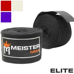 ELITE 180&Prime; HAND WRAPS BY MEISTER – PREMIUM Elastic MMA Boxing Hand Wraps Wrist