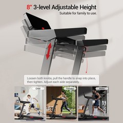 UMAY L10 Treadmill+20% Auto Incline,Extra-Wide Running Area,3.5HP Quiet Brushle