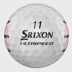 SRIXON Q STAR ULTISPEED TRACKLINE WHITE GOLF BALL DOZEN
