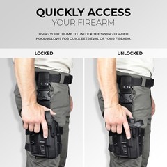 Level II Duty Drop Leg Holster fits Springfield Armory Echelon 4.5 »