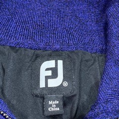 FootJoy Sweater Mens M Purple Half Zip Golf Pullover Wool Raintree FJ Logo