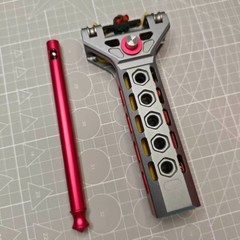 Metal Repeater Pocket Slingshot D 1 Mag 5 Band Sets Target Practice Toy