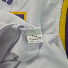 Unbranded Lakers Basketball Jersey Mens 4XL White Kobe Bryant 24 Athleisure Mesh