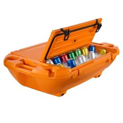 Uimoso 40 QT Floating Cooler Ice Chest for Water, Land, and Lake – Orange